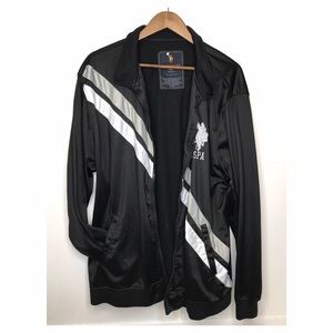U.S. Polo Assn. | Zip Down Track Jacket W/ Logo •